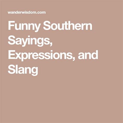 funny southern sayings expressions and slang funny