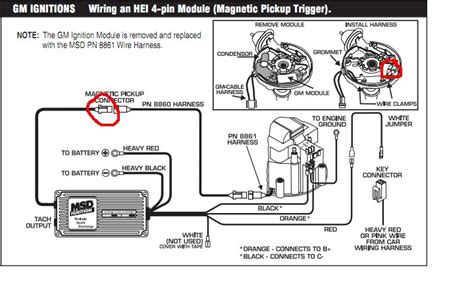 msd magnetic pickup wiring