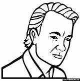 Coloring Tom Hanks Pages Actor Famous Thecolor sketch template