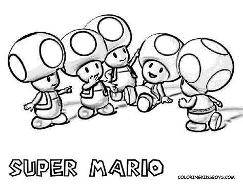 cartoons coloring pages super mario coloring pages