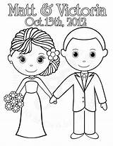 Wedding Coloring Married Pages Getting Book Colouring Printable Choose Board sketch template