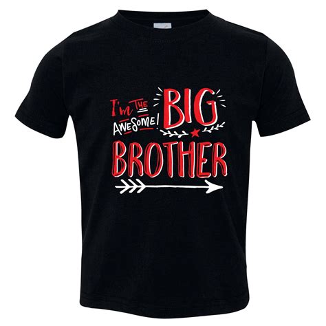 Hipster Design I M The Awesome Big Brother Shirts Includes Small 6 8