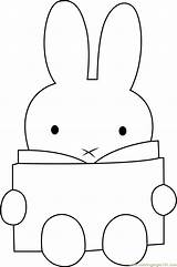 Miffy Coloring Reading Book Pages Coloringpages101 Online Printable sketch template