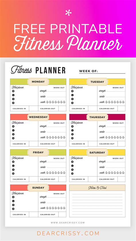 printable weekly workout schedules  scriptures
