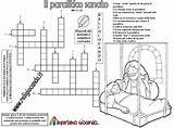 Religiocando Cruciverba Biblici Sulla Quaresima Bibbia Paralitico Giochi Sanato sketch template