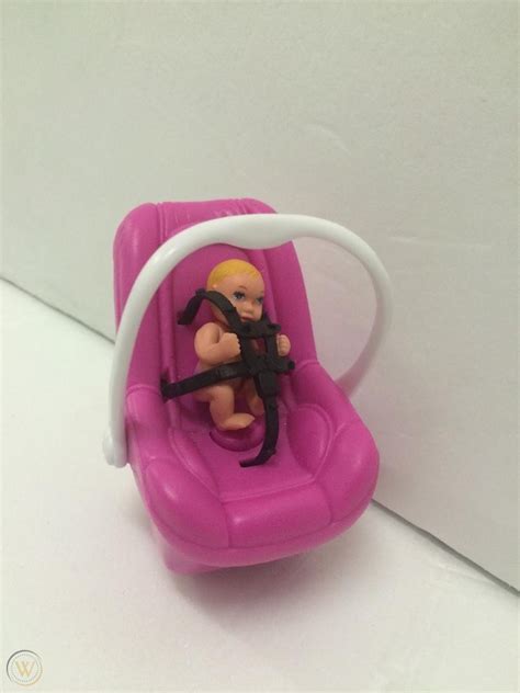 mattel happy family barbie baby car seat