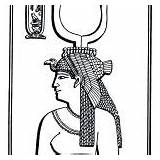 Egyptian Fertility Isis sketch template