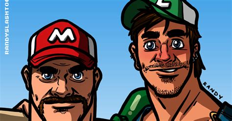 Randy Toons Mario And Luigi