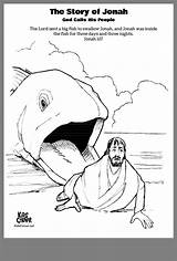 Jonah Whale Coloring Kids Sunday School Pages Activities Lessons Bible Fish Story Choose Board Crafts sketch template