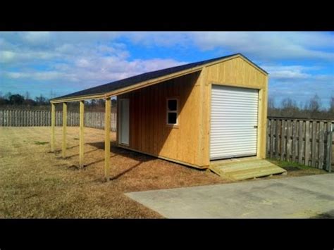shed  lean  shed plans stout sheds llc youtube