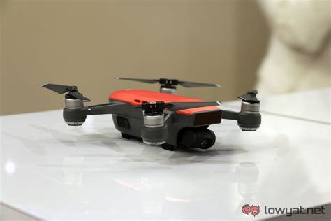 dji spark drone lands  malaysia price starting  rm lowyatnet