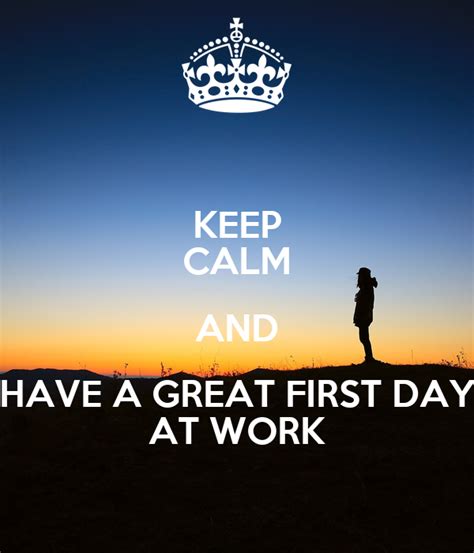 calm    great  day  work poster shere  calm