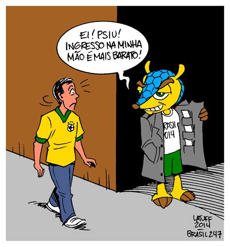 Corrupção Padrão Fifacom Charge Brasil247 Latuff