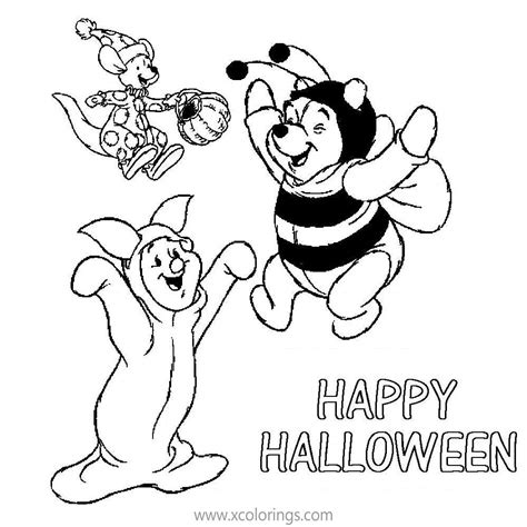 halloween coloring pages winnie  pooh winnie  pooh coloring