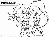 Wwe Coloring Pages Twins Bella Divas Diva Belt Championship Printable Color Magnificent Brie Print Drawing Getdrawings Getcolorings Template Books Wrestling sketch template