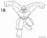 Hulk Draw Cool2bkids Reflex Flexing sketch template