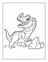 Dinosaur Verbnow sketch template