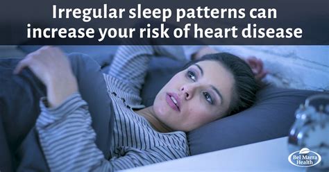 irregular sleep patterns increase the risk of cardiovascular diseases