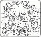 Coloring Pages Care Bear Bears Printable Print Cartoon Kids Sheets Carebears Adult Animal Colouring Baby Browser Printing Disney Characters Tenderheart sketch template