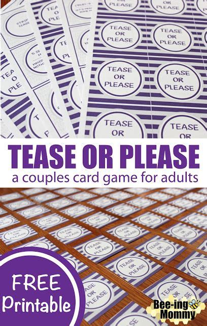 tease or please a couples card game for adults