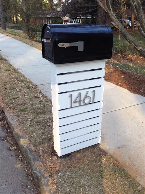 mailbox post ideas diy decoomo
