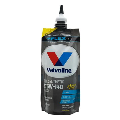 valvoline flex fill   full synthetic gear oil  quart