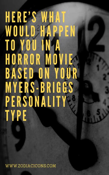 here s what would happen to you in a horror movie based on your myers