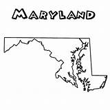 Maryland Coloring 94kb 550px sketch template