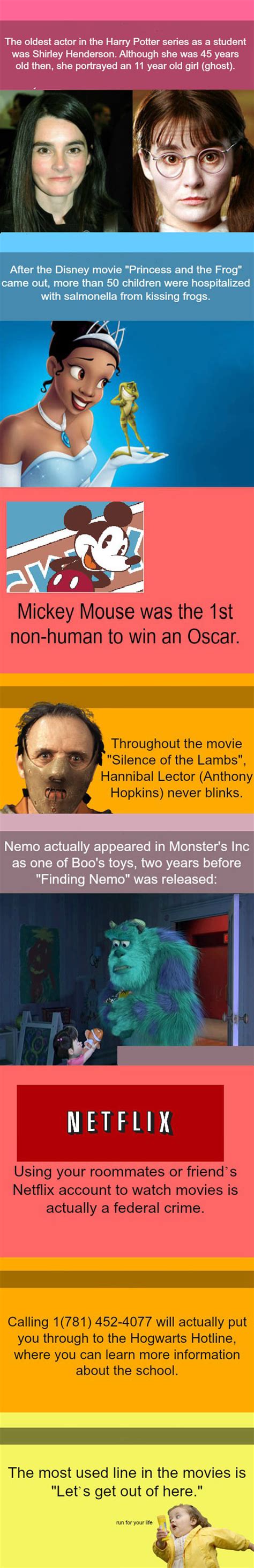 some useless movie facts… things i find amusing funny fun facts movie facts