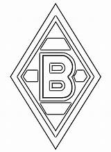 Ausmalbilder Borussia Bundesliga Fußball Moenchengladbach Fusball sketch template