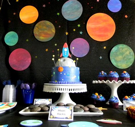 fabulous outer space party ideas  kids artsy craftsy mom