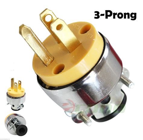 prong replacement male electrical plug heavy duty  shipping