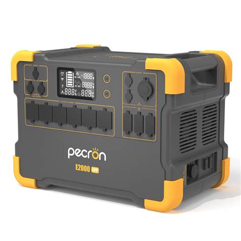 pecron elfp portable power station  wh solar generator