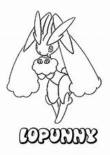 Coloring Pages Pokemon Lopunny Drawing Normal Hellokids Color Fan Sheets Electric Drawings Printable Do Print Books Getdrawings Getcolorings Rotom Sensational sketch template