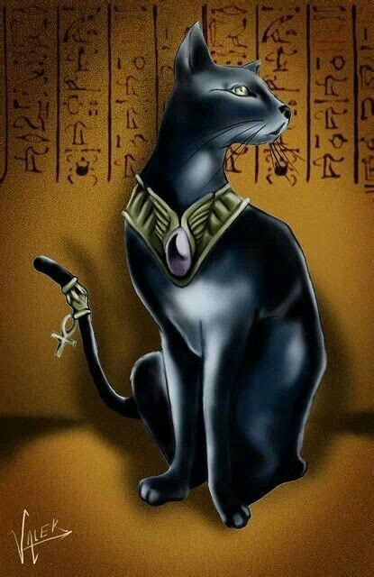 bast black cat egyptian cat goddess black cat art egyptian cats