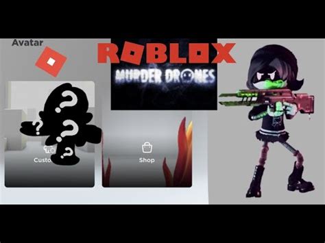 murder drones  roblox custom avatar youtube