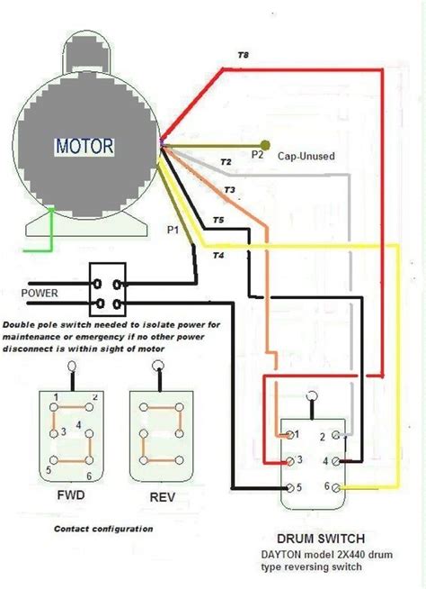 ac electric motor   switch wiring
