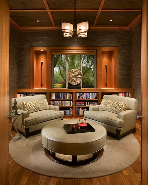 sleek  comfortable asian inspired living room ideas