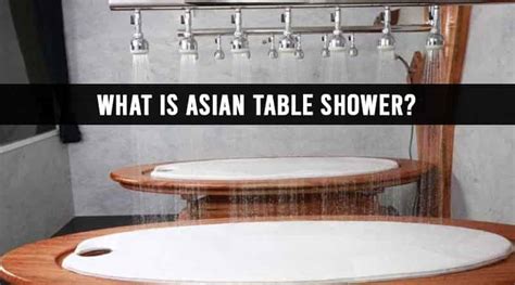 What Is A Table Shower – Telegraph