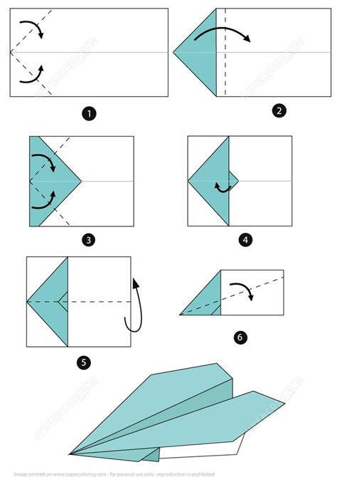 origami airplane instructions diy paper crafts