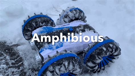 allcaca amphibious rc ferngesteuertes auto ghz wd offroad truck winter impression snow