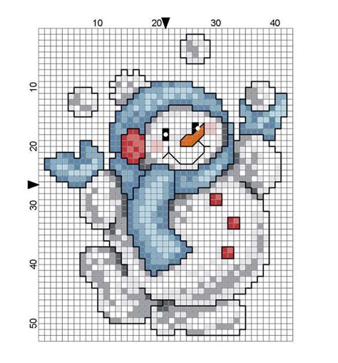 cross stitch pattern snowman holiday cross stitch patterns