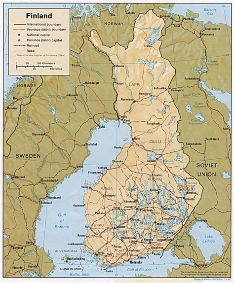 finland maps perry castaneda map collection ut library