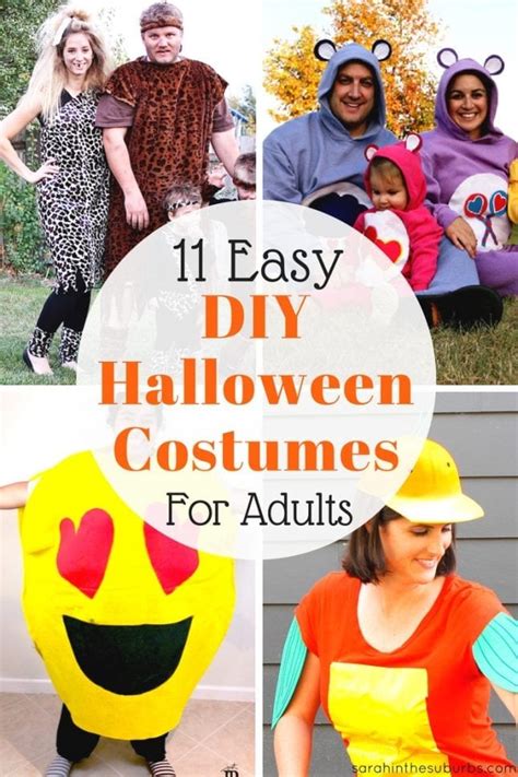 11 Easy Diy Halloween Costumes For Adults Sarah In The