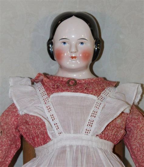 Beautiful 22” Covered Wagon China Head Doll With Pink Tint China