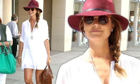 Stacy Keibler Shows Off Her Cute Maternity Style In