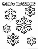 Coloring Christmas Snowflakes Pages Snowflake Printable Kids Easy Sheets Snow Flakes Color Simple Printableparadise Quilling Colors Decor Templates Version Preschool sketch template