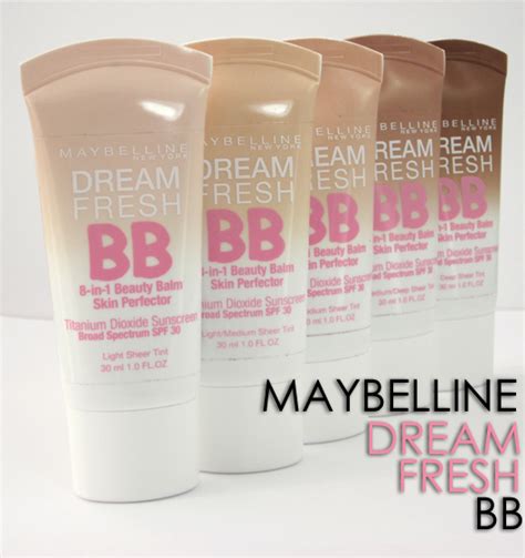misslovebeauty maybelline dream fresh bb cream review  swatch