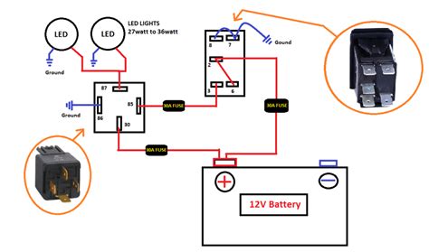 rocker switch wiring   switch wiring diagram schematic