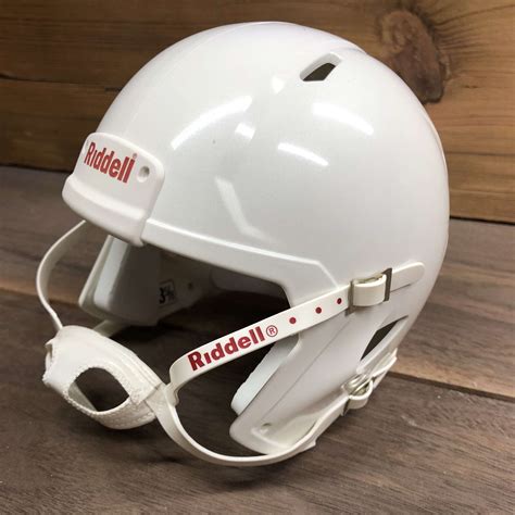 riddell speed mini football helmet shell white  helmets